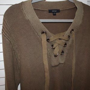 Lace Up Waffle Thermal